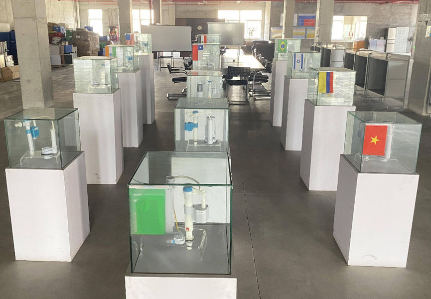 Xiamen Yuanchenmei Industry and Trade Co., Ltd ligne de production du fabricant