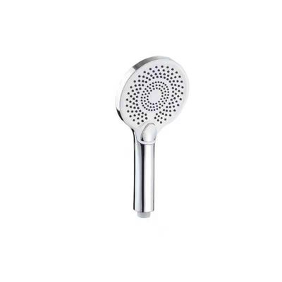 Tête de douche à main de forme ronde portable haute pression salle de bain à main avec jet de silicone facile à nettoyer