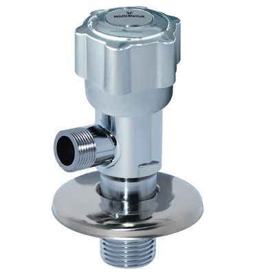 Valve d'angle de salle de bain à tour complet avec joint de test de fuite à 100% et support technique en ligne