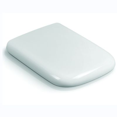 Siège de toilette à fermeture lente de design moderne avec compatibilité universelle et charnière fermée douce