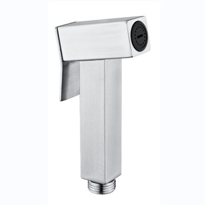 Un rinçage durable permet un spray de toilette au nickel modernement brossé pour un nettoyage optimal