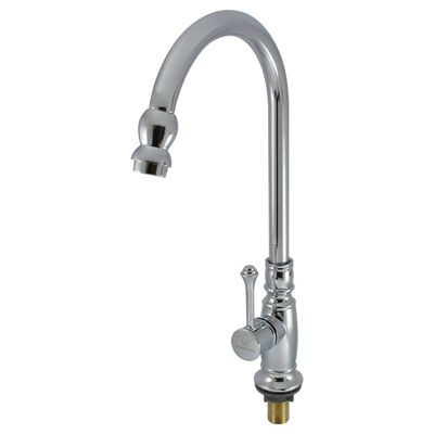 Design moderne Zinc alliage tirer vers le bas argent évier robinet de cuisine mélangeur robinet d'eau chaude froide