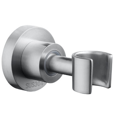 Support de pommeau de douche moderne chromé fixe à 3 trous réglable à 360° pour douches de salle de bain