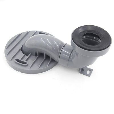 Raccord de tuyau de vidange de toilette de salle de bain Tuyau en plastique Décalage en polychlorure de vinyle Tuyau de raccordement de plaque de décalage