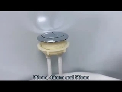 Toilette à toucher doux, actionneur à simple bouton pour toute salle de bains