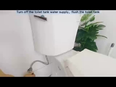 Design moderne Blanc chauffé doux fermé siège de toilette à libération rapide forme ronde