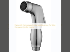 Pistolet à pulvérisation sous pression en plastique ABS électroplaté pour le nettoyeur de toilettes