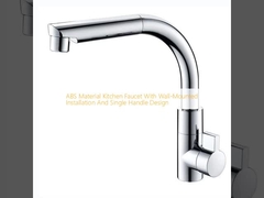 Ruban de cuisine en matériau ABS avec installation murale et conception à poignée unique