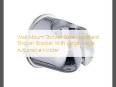 Base de douche montée sur le mur Support de douche portatif avec support réglable à grand angle