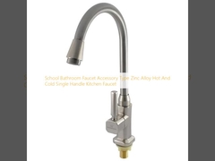 Faucon de salle de bain scolaire accessoire type alliage de zinc Faucon de cuisine à main unique à chaud et à froid