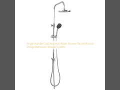 Une seule poignée de douche d'eau chaude et froide