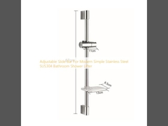 Barre à glissière réglable pour le souleveur de douche en acier inoxydable moderne simple SUS304