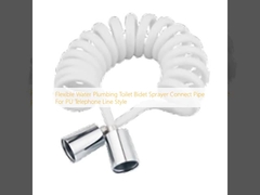 Plomberie souple toilette Bidet Sprayer connecter le tuyau pour le style de ligne téléphonique PU