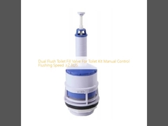 Valve de remplissage de toilettes à double arroseur pour kit de toilettes
