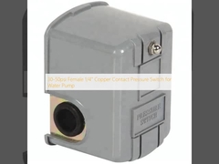 Commutateur de pression de contact en cuivre de 30 à 50 psi pour pompe à eau