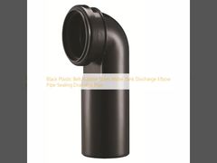 Réservoir d'eau de toilette en caoutchouc de ceinture en plastique noir