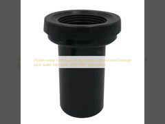 Réservoir d'eau encastré, tuyau de chasse droit, tuyau d'évacuation mural, tuyau d'arrivée d'eau, cuvette de toilette, coude