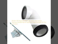 Pipe à vapeur moderne à 90 degrés de courbure de type P, égout, chlorure de polyvinyle, tuyau de salle de bains, drainage de toilettes, connecteur WC