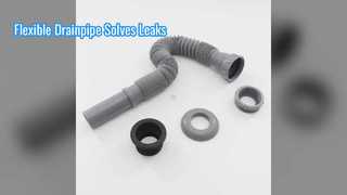 Tuyau de robinet de lavabo Flexible, tuyau de vidange d'évier Durable