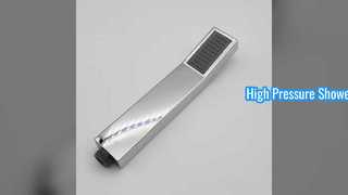 Pommeau de douche haute pression permettant d'économiser de l'eau, finition chromée
