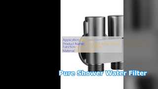 Pommeau de douche filtré pour une eau plus propre